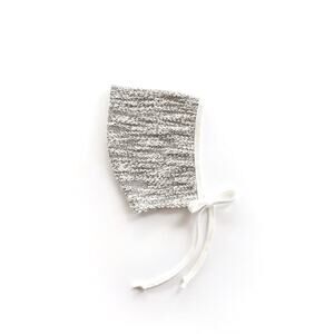 Briar Bébé Terry Bandit Bonnet Size 12-24 Months Gray White